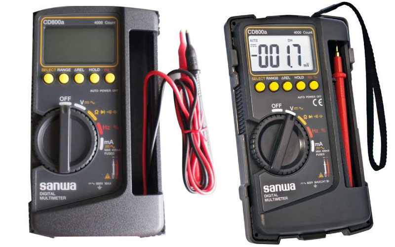Đồng hồ đo điện Sanwa CD800a tích hợp nhiều tính năng