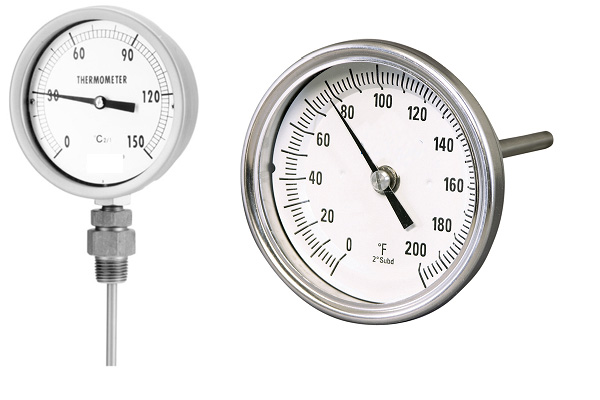 Đồng hồ đo nhiệt độ nước dạng chân đứng
