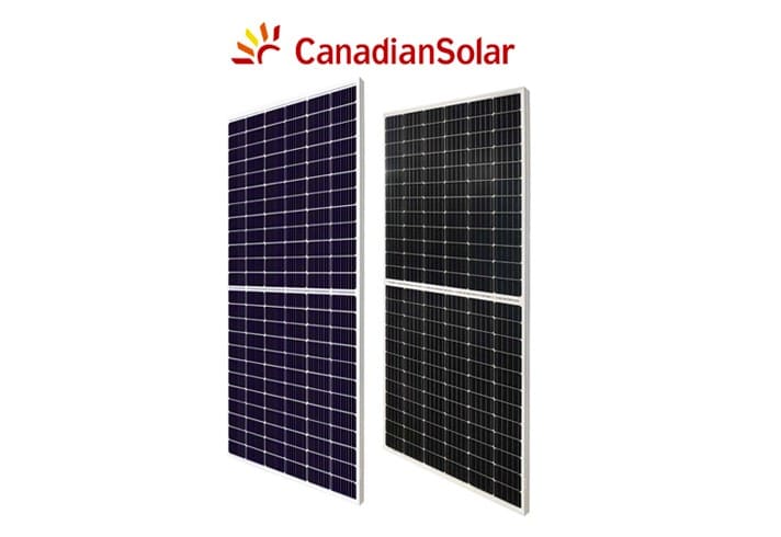 Pin năng lượng mặt trời thương hiệu Canadian Solar 